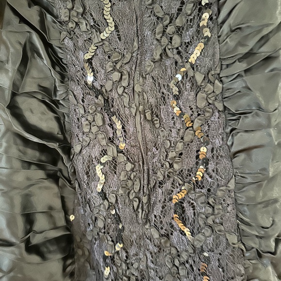 Vintage Black 80s 90s Party Dress Rob Hill Sz 13/14 - Picture 5 of 10